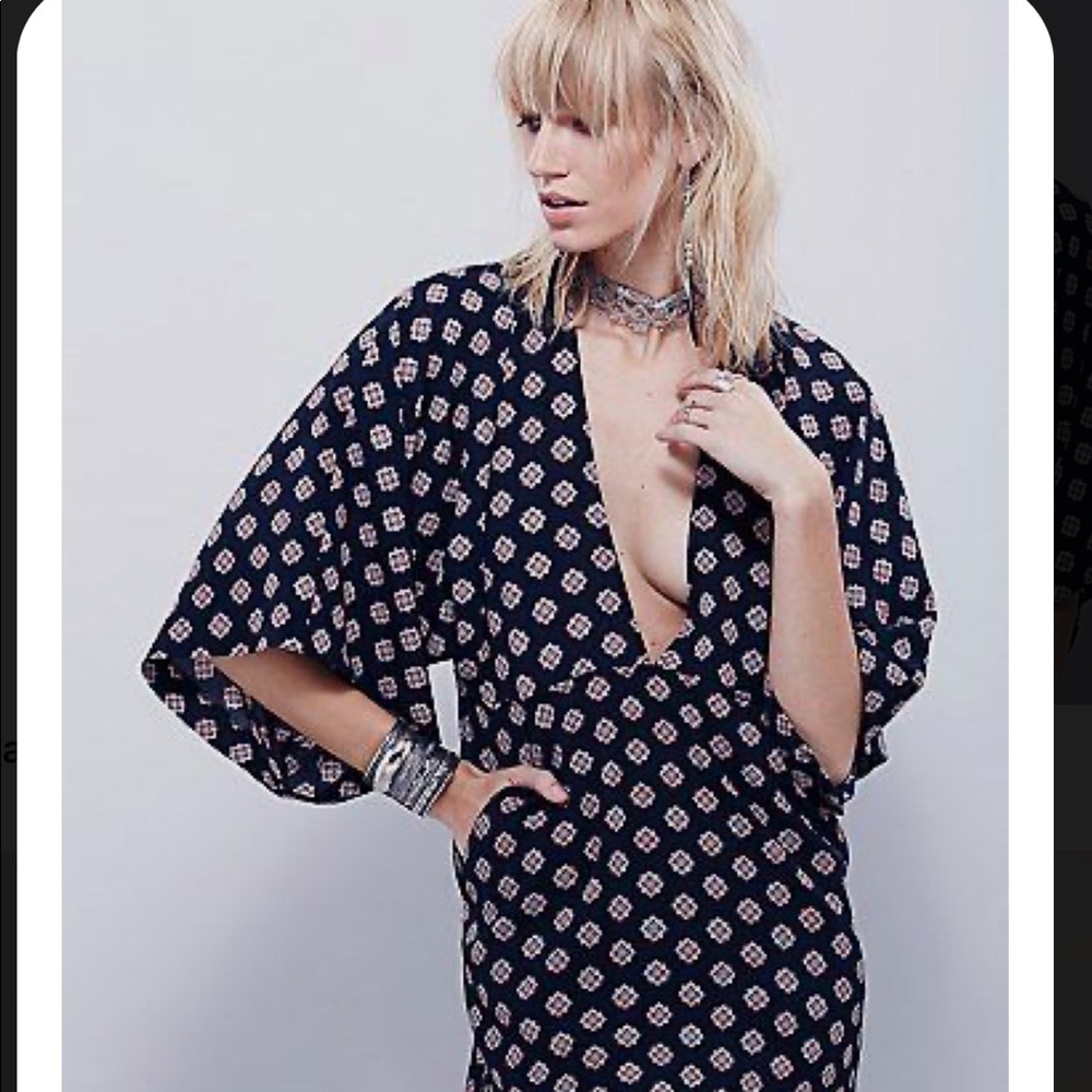 Free People FEEL THE BEAT mini tunic dress